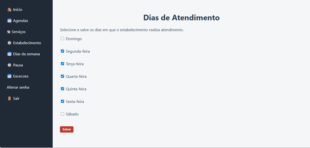 Dias da semana