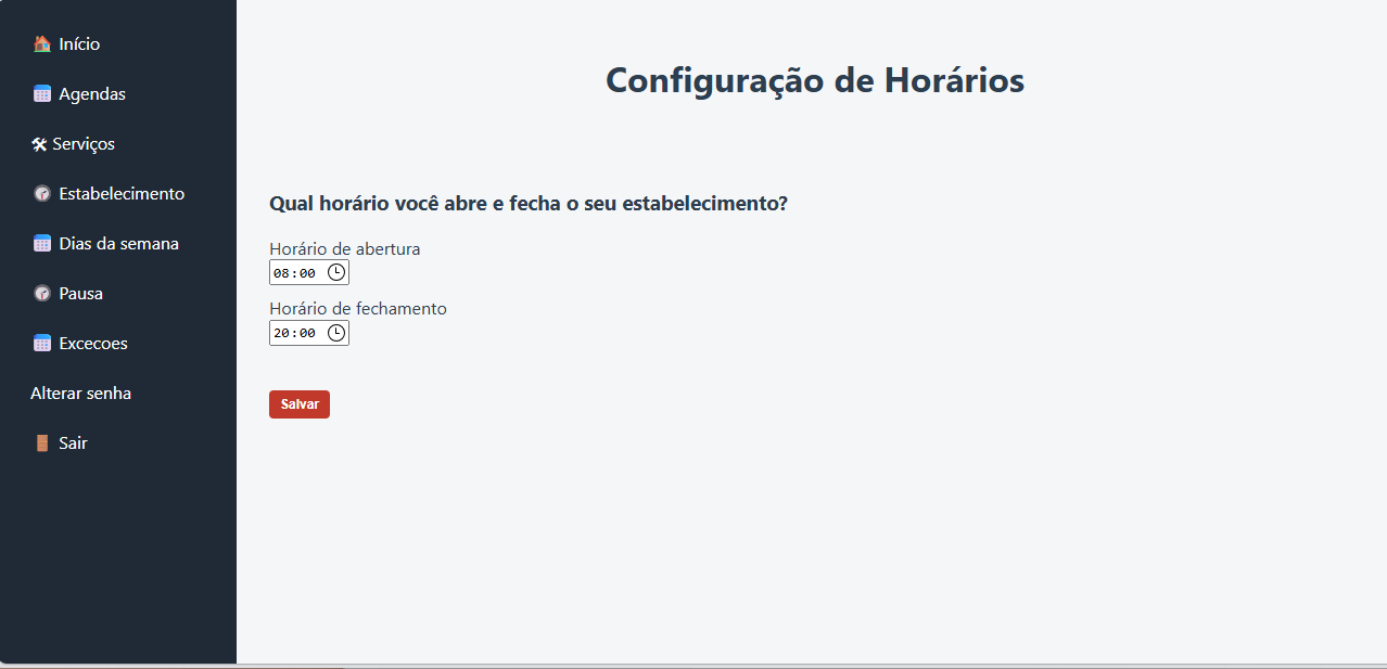Horários